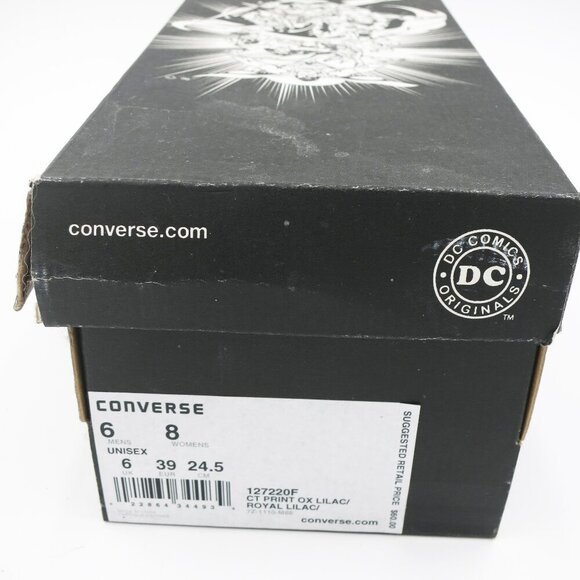 Converse All Star DC Comics Batgirl Low Sz 8 Womens 6 Mens New in Box - Picture 15 of 15